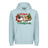 Blue Mist siamese cat meowy christmas Premium Hoodie - LillyAllenDesigns
