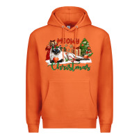 Carrot siamese cat meowy christmas Premium Hoodie - LillyAllenDesigns