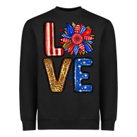 Black Love sunflower Heavyweight Sweatshirt - Neo Western