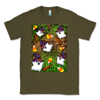 Army Green Halloween ghost Classic Tee - Artiststas