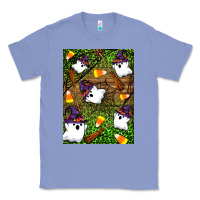 Colony Blue Halloween ghost Classic Tee - Artiststas