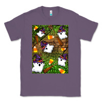 Lavender Halloween ghost Classic Tee - Artiststas