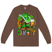 Chestnut one lucky  cowboy with hat and boots Long Sleeve Tee - AdoDesignShop