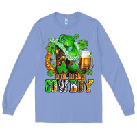 Colony Blue one lucky  cowboy with hat and boots Long Sleeve Tee - AdoDesignShop