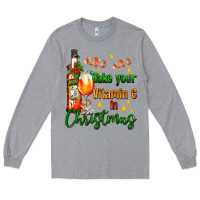Heather Grey take your vitamin c in christmas Long Sleeve Tee - AdoDesignShop