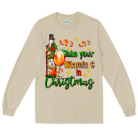 Mushroom take your vitamin c in christmas Long Sleeve Tee - AdoDesignShop