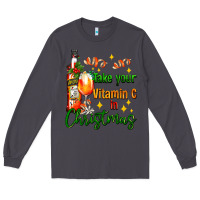 Smoke take your vitamin c in christmas Long Sleeve Tee - AdoDesignShop