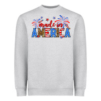 Heather Grey Made in America Heavyweight Sweatshirt - Neo Western