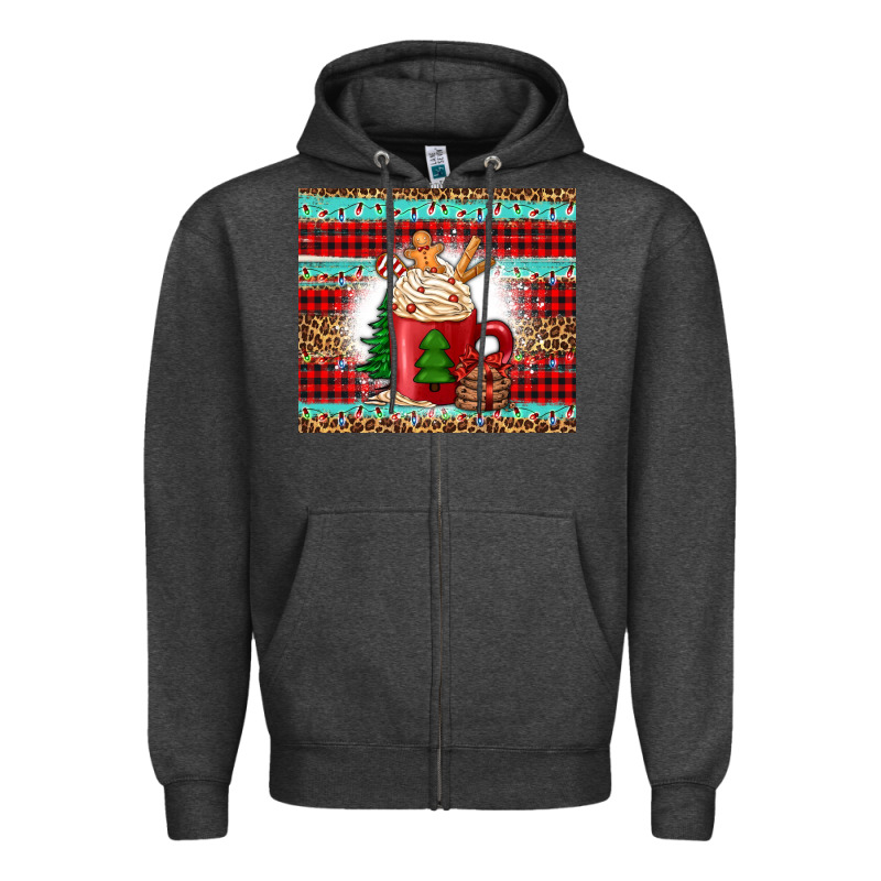 Christmas Coffee Zipper Hoodie by Jasminsmagicworld | Teevron