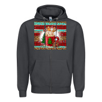 Smoke Christmas coffee Zipper Hoodie - Jasminsmagicworld