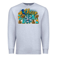 Heather Grey cheer mom Premium Sweatshirt - NancyCooperArtShop