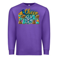 Purple cheer mom Premium Sweatshirt - NancyCooperArtShop