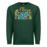 Sports Green cheer mom Premium Sweatshirt - NancyCooperArtShop