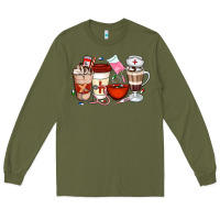 Army Green Nurse Coffee Cups Long Sleeve Tee - Artiststas
