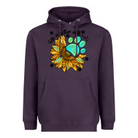 Plum life is better with cats Heavyweight Hoodie - NancyCooperArtShop