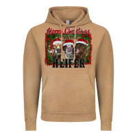 Vintage Camel merry christmas heifer Vintage Hoodie - RanaPortraitStore
