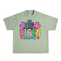 Oil Green Easter Day He is risen indeed Urban Heavy Tee - OliviaCreatesArt