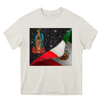 Cream our lady graduap Heavy Core Tee - CowhideDigitalArt