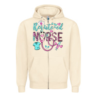 Sandshell registered nurse rn Zipper Hoodie - BarkalooDesign