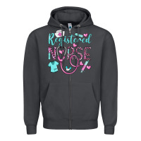 Smoke registered nurse rn Zipper Hoodie - BarkalooDesign