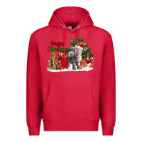 Cardinal happy christmas southdown baby sheep Premium Hoodie - LillyAllenDesigns