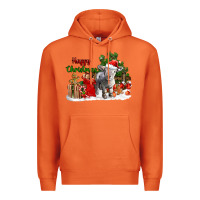 Carrot happy christmas southdown baby sheep Premium Hoodie - LillyAllenDesigns