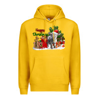 Lemon happy christmas southdown baby sheep Premium Hoodie - LillyAllenDesigns