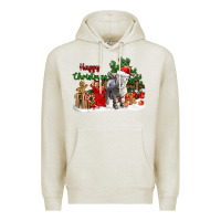 Oatmeal Heather happy christmas southdown baby sheep Premium Hoodie - LillyAllenDesigns