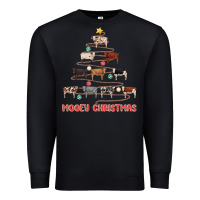 Black mooey christmas Premium Sweatshirt - MaliasSmallBusiness