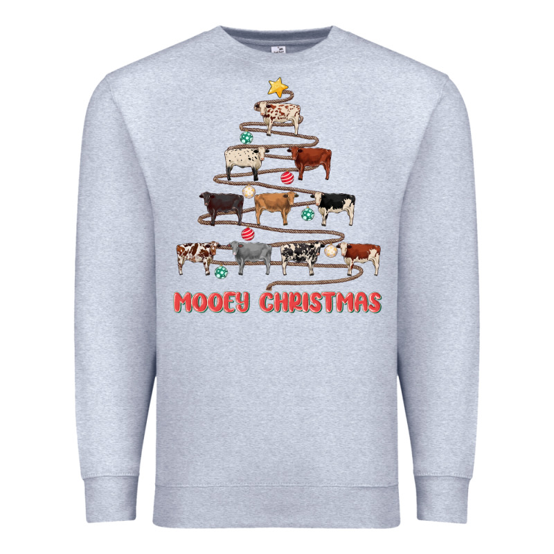 Mooey Christmas Premium Sweatshirt by MaliasSmallBusiness | Teevron