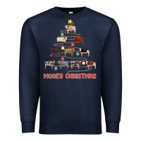 Navy mooey christmas Premium Sweatshirt - MaliasSmallBusiness