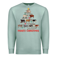 Seafoam mooey christmas Premium Sweatshirt - MaliasSmallBusiness
