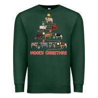 Sports Green mooey christmas Premium Sweatshirt - MaliasSmallBusiness