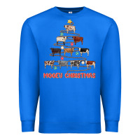 True Royal mooey christmas Premium Sweatshirt - MaliasSmallBusiness