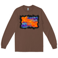 Chestnut halloween bat background Long Sleeve Tee - BundleAndBundleShop