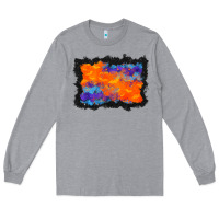 Heather Grey halloween bat background Long Sleeve Tee - BundleAndBundleShop