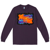 Plum halloween bat background Long Sleeve Tee - BundleAndBundleShop