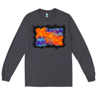 Smoke halloween bat background Long Sleeve Tee - BundleAndBundleShop