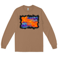Toasted Coconut halloween bat background Long Sleeve Tee - BundleAndBundleShop