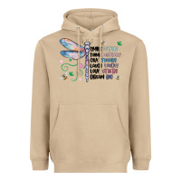 Mushroom dragonfly smile tink give laugh love dream Heavyweight Hoodie - MaliasSmallBusiness
