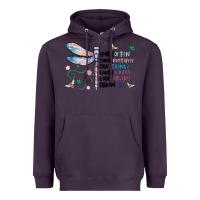 Plum dragonfly smile tink give laugh love dream Heavyweight Hoodie - MaliasSmallBusiness