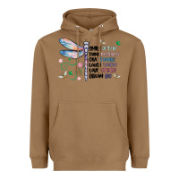Toasted Coconut dragonfly smile tink give laugh love dream Heavyweight Hoodie - MaliasSmallBusiness