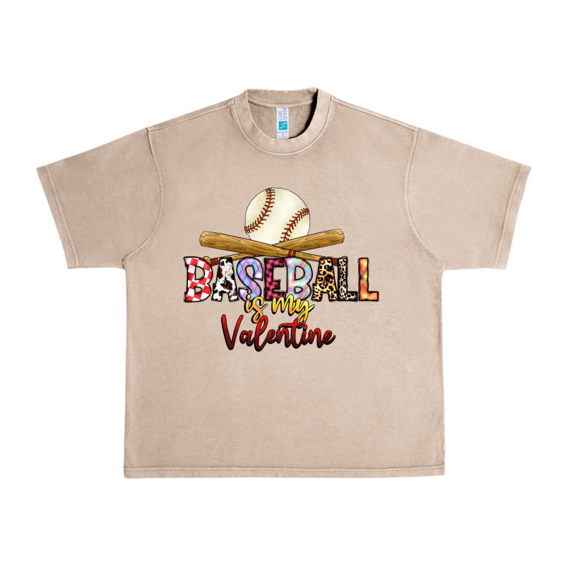 Baseball Is My Valentine Urban Heavy Tee by RacoonDesign | Teevron