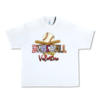 White baseball is my valentine Urban Heavy Tee - RacoonDesign