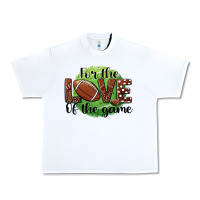 White for the love of the game football Urban Heavy Tee - BarkalooDesign