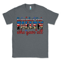 Charcoal Heather remember our fallen who gave all Classic Tee - JahusDesignShop
