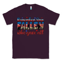 Plum remember our fallen who gave all Classic Tee - JahusDesignShop