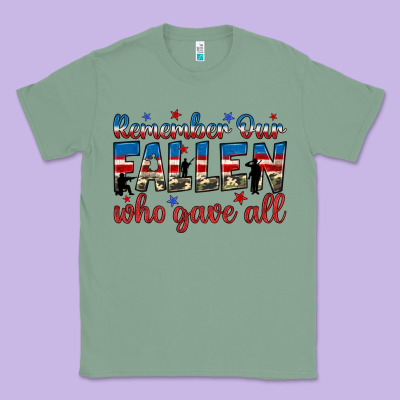 Remember Our Fallen Who Gave All Classic Tee Designed By Jahusdesignshop