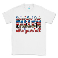 White remember our fallen who gave all Classic Tee - JahusDesignShop
