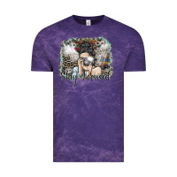 Cloud Purple stay focused Vintage Tee - SublimationCraftShop